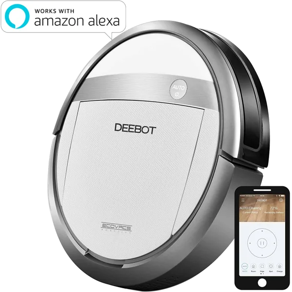 Deebot Ecovac M87 Robotic Vacuum & Mopping System with Alexa