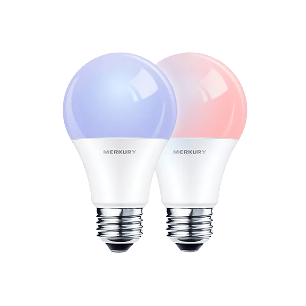 2-Pack: Merkury Color LED WiFi Bulbs