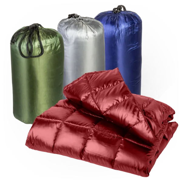 Concierge Collection Packable Down Throw in Carry Bag