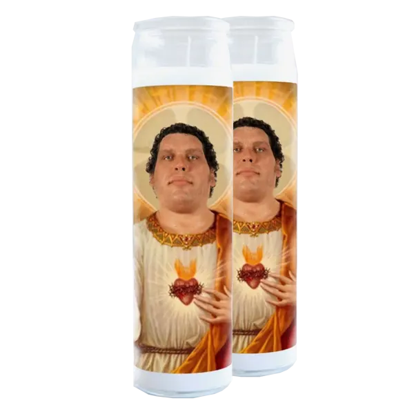 2-Pack of Andre The Giant Prayer Candles