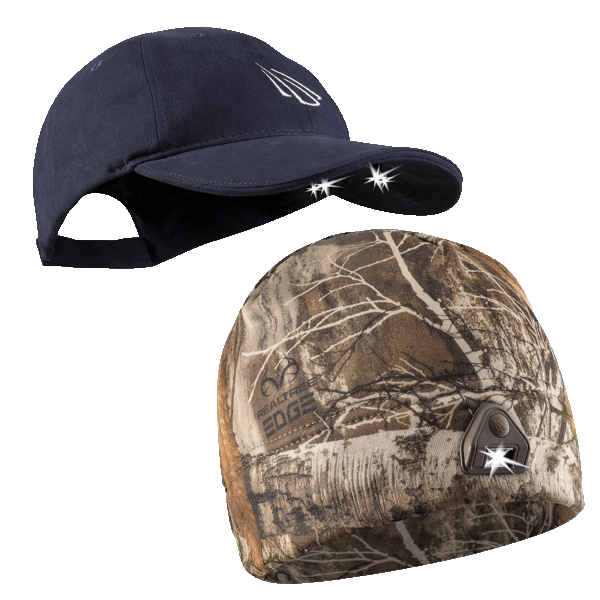 2-Pack: Panther Vision PowerCap LED Hats and Beanies
