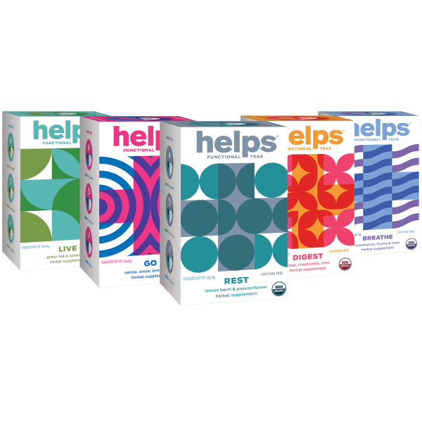 80-Pack: HELPS Organic Functional Herbal Teas