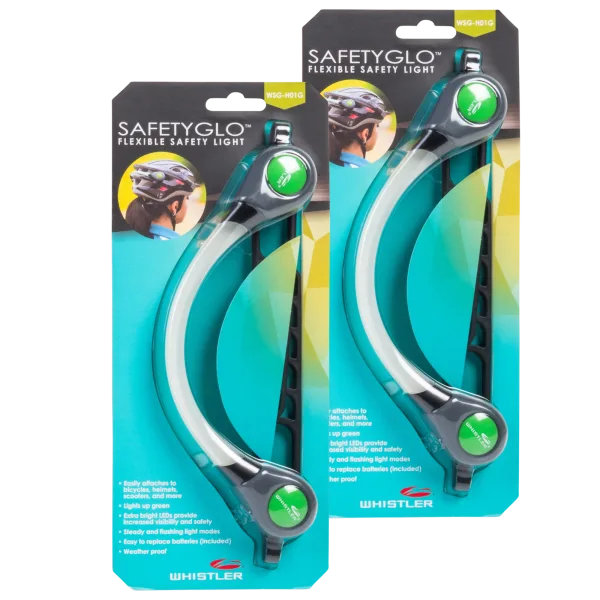 2-Pack: Whistler Helmet Safety Light