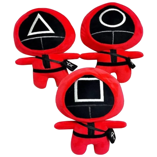 Squid Game 10" Plush Toys 3-Piece Set