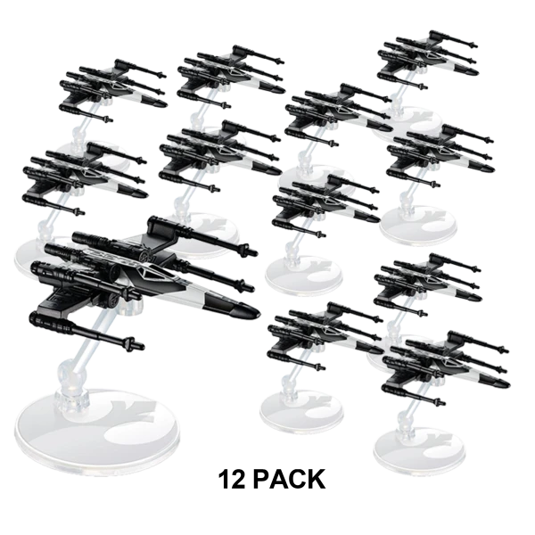 12-Pack: Hot Wheels Star Wars Partisan X-Wing Fighter