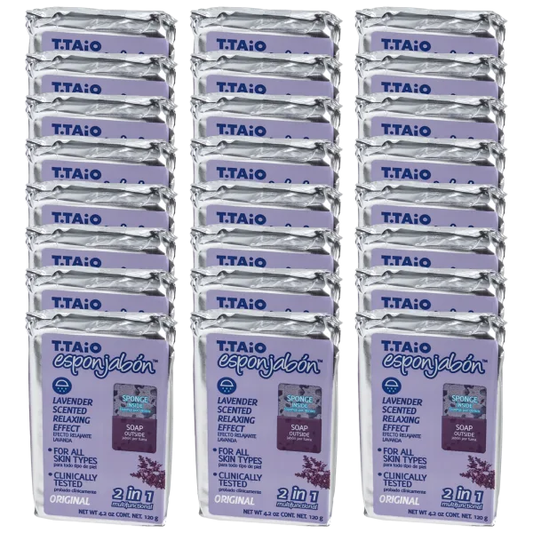 24-Pack: T.Taio Esponjabon 2 In 1 Soap Sponge