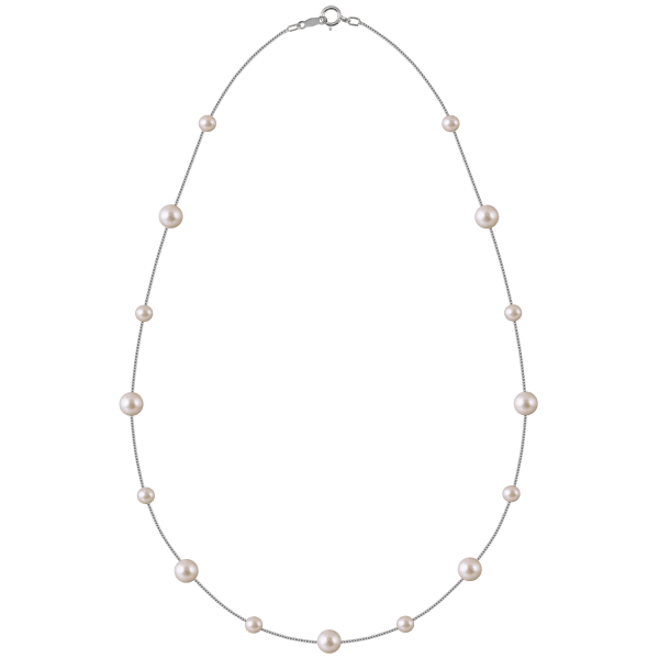 Imperial Pearl 18" Station Necklace
