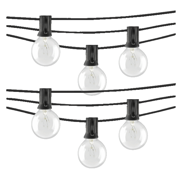 2-Pack: Mr. Beams 50-ft Incandescent Indoor/Outdoor String Lights