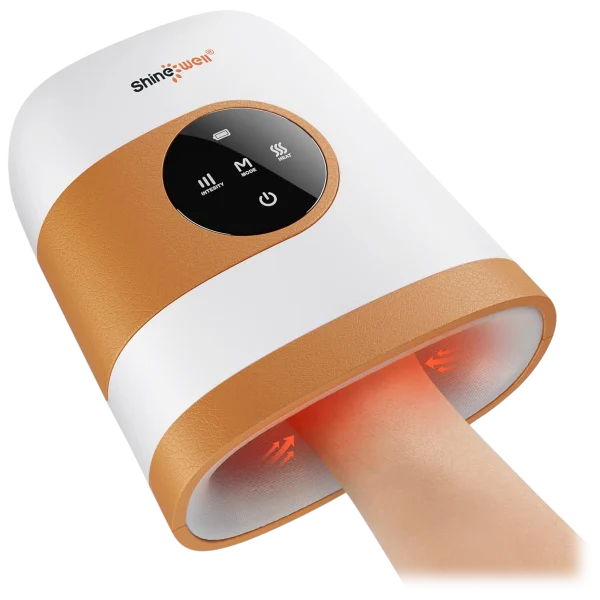 Shine Well Cordless Hand Massager with Heat & Compression
