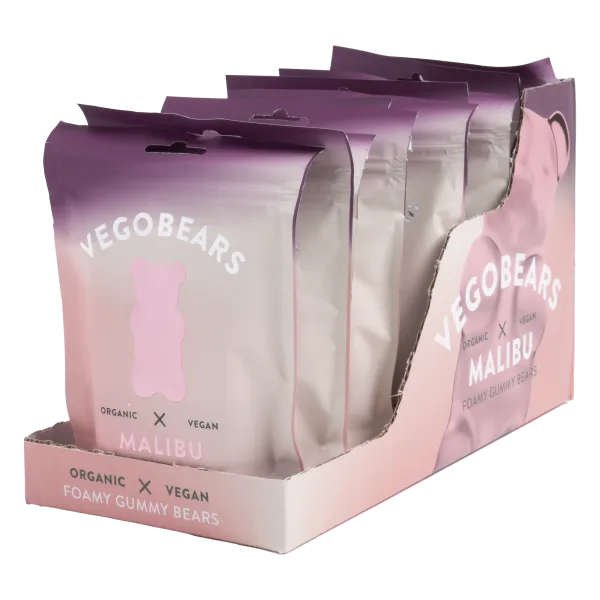 10-Pack: VegoBears Organic Malibu Gummy Bears (3.5oz)