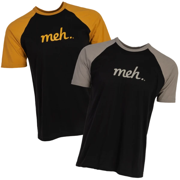 Meh Unisex Short Raglan Sleeve Shirts