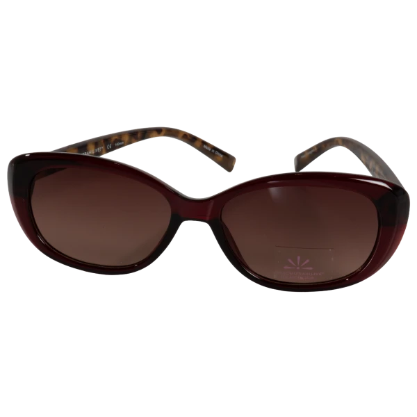 Isaac Mizrahi Live! Rectangle Sunglasses with Metal Trim