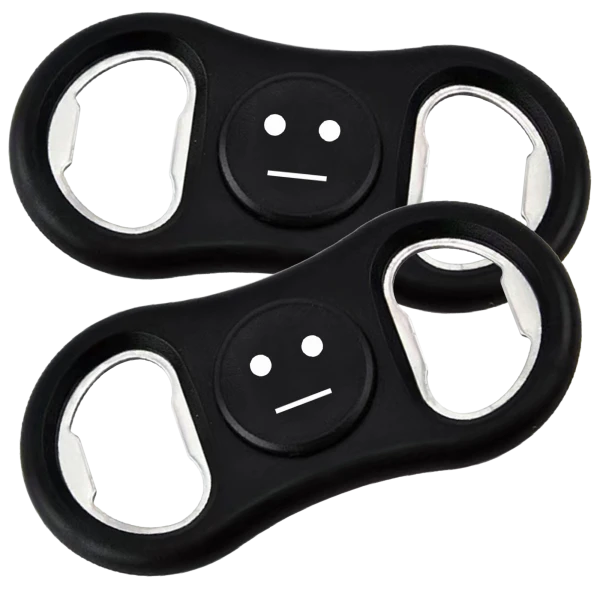 2-Pack: Meh Fidget Spinner Bottle Opener