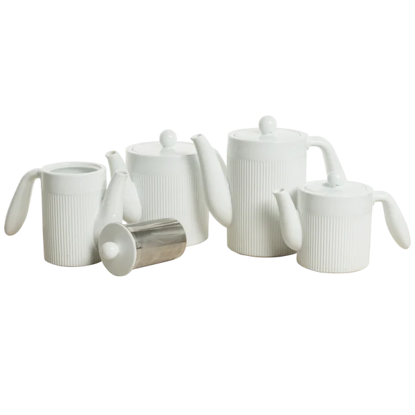 Victor & Victoria Plissé Collection Tea & Coffee Pots