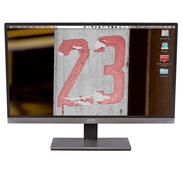 AOC Slim LED Monitor 22", 23", or 24" (Refurbished)
