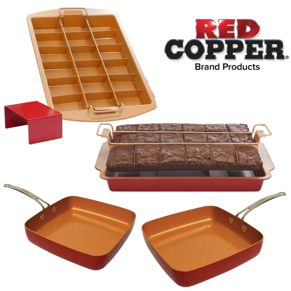 Exclusive 4-Piece Pan Set by Red Copper