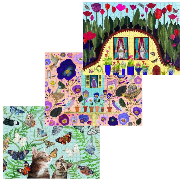 3-Pack: Greenbox 500 Piece Puzzles