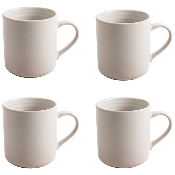 4-Pack: Cravings by Chrissy Teigen Round Artisan Stoneware Cup Set