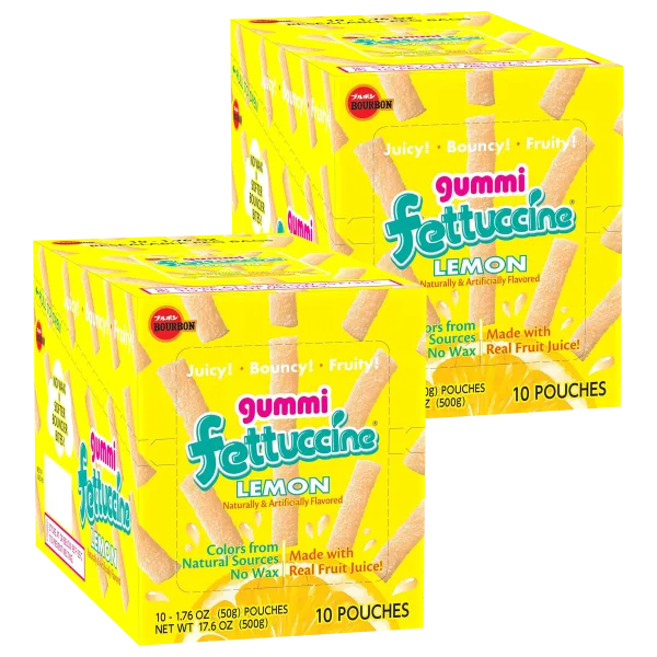 20-Pack: Lemon Gummi Fettuccine