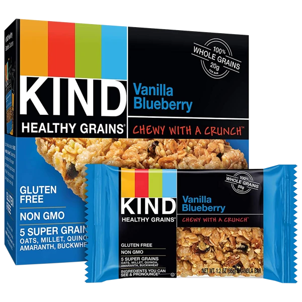 80-Pack: KIND Healthy Grains Vanilla Blueberry Bars