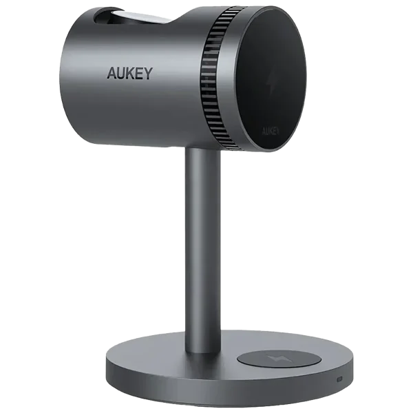 Aukey MagFusion 3-in-1 Wireless Charging Station with Qi2 Active Cooling