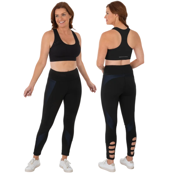 BCBGMAXAZRIA Women's Allegra Yoga Fitness Athletic Leggings