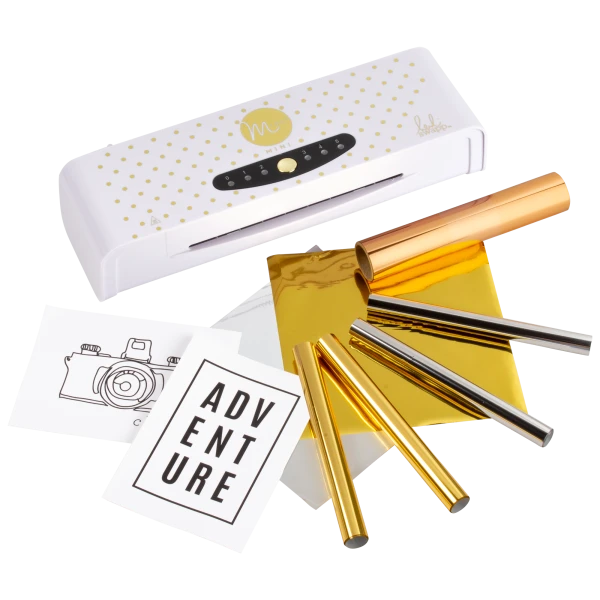 Heidi Swapp Minc 6" Hot Foil Applicator Machine Starter Kit with Bonus Foil