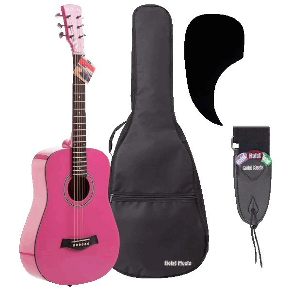 Hola Music Acoustic Guitar Bundle for Beginners and Kids