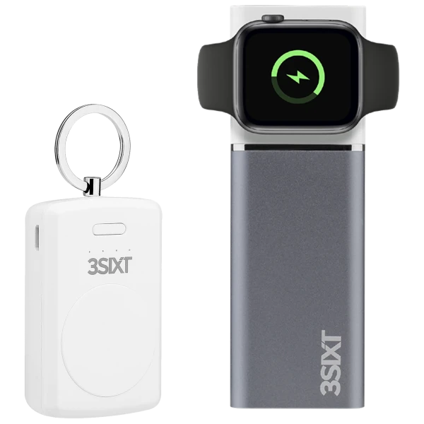 Your Choice Apple Watch MFi Certified Power Banks - 1000mAh or 5200mAh