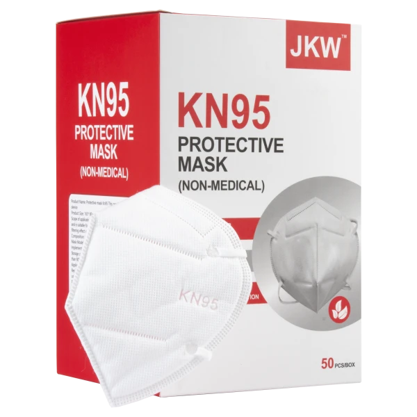 50 Count (Individually Wrapped) KN95 High Efficiency Respirator Masks