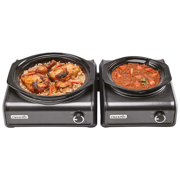 Crock-Pot Hook Up 2Qt  and 5Qt Connectable Entertaining Slow Cooker Set