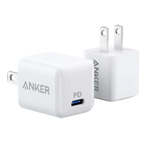 2-Pack: Anker PowerPort PD Nano 20W High Speed USB-C Wall Chargers