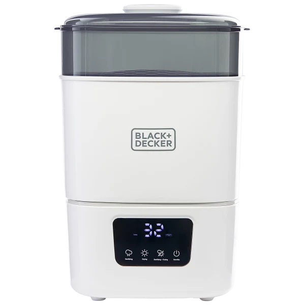 Black+Decker Large Capacity Baby Bottle Sterilizer
