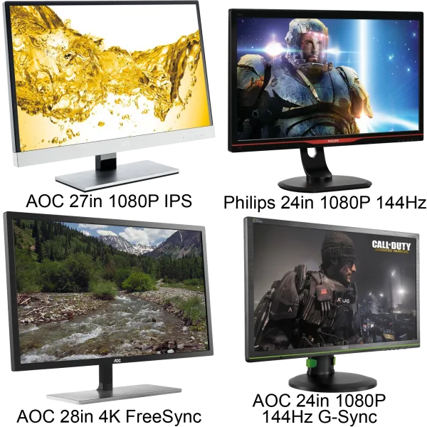 A Myriad Of Monitors (Refurbished)
