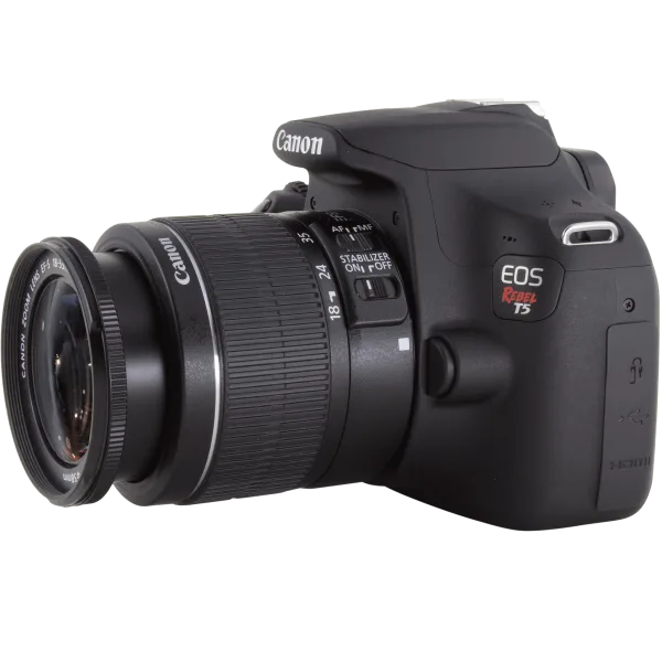 Canon EOS Rebel T5 DSLR with EF-S 18-55mm Lens