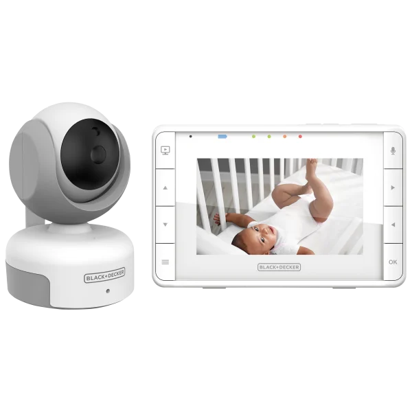 Black+Decker 4.3" Digital Video Baby Monitor with Pan-Tilt-Zoom Camera