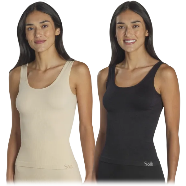 2-Pack: Sofft Smoothing Tank Top