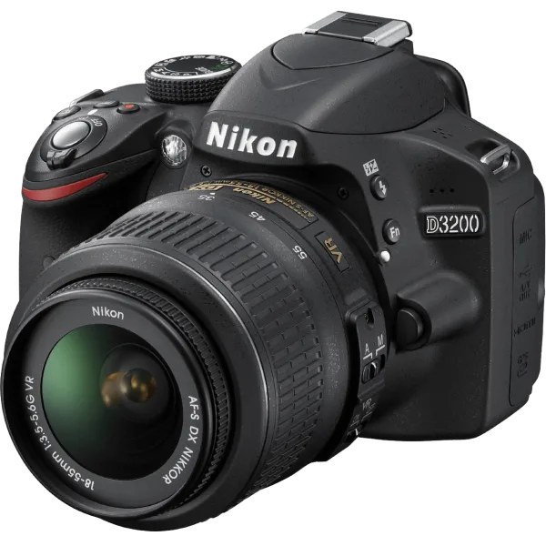 Nikon D3200 DSLR with 18‑55mm Lens