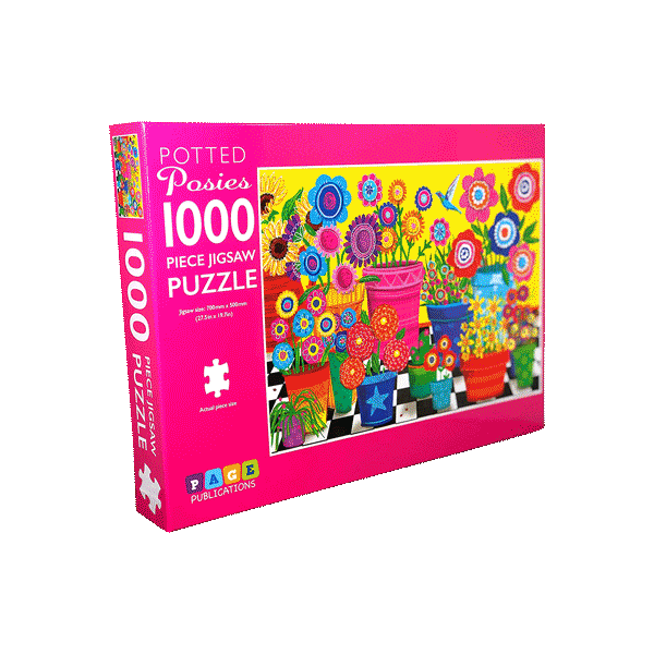 2-Pack: Page Publications 500 or 1000 Piece Jigsaw Puzzles