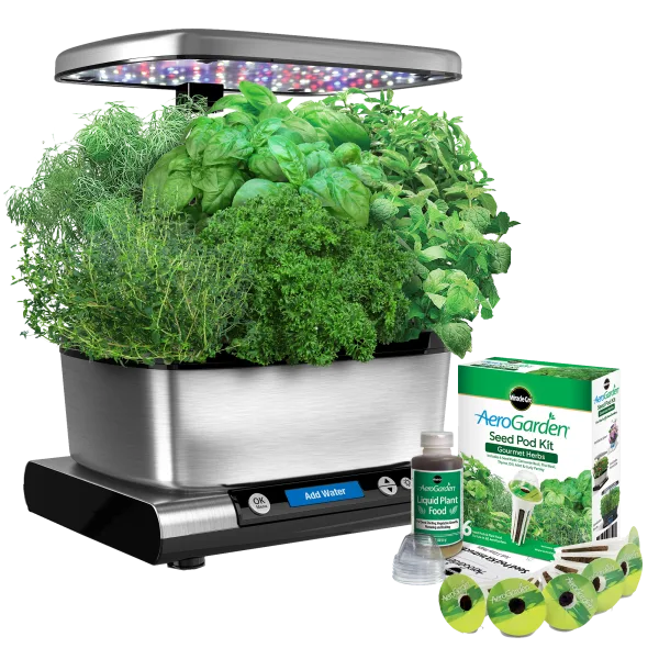 AeroGrow AeroGarden Harvest Elite Wi-Fi in Stainless Steel