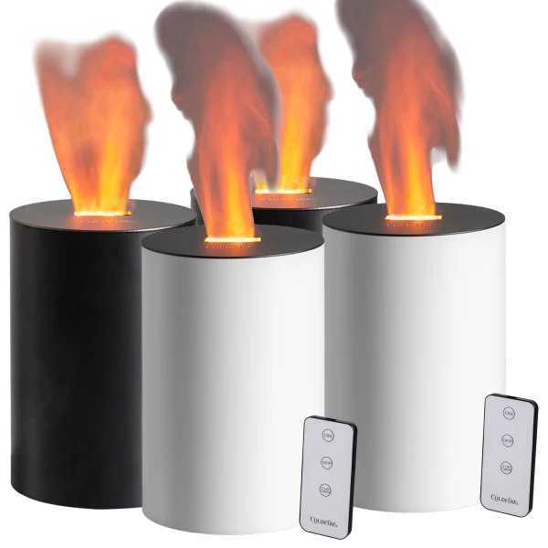 2-Pack: Illure Indoor/Outdoor COLDFIRE Vapor with Remote