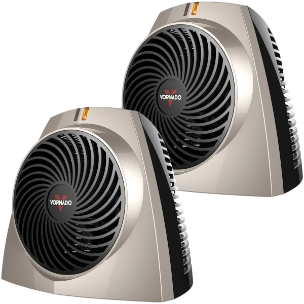 2-Pack: Vornado Personal Space Heater with Vortex Technology
