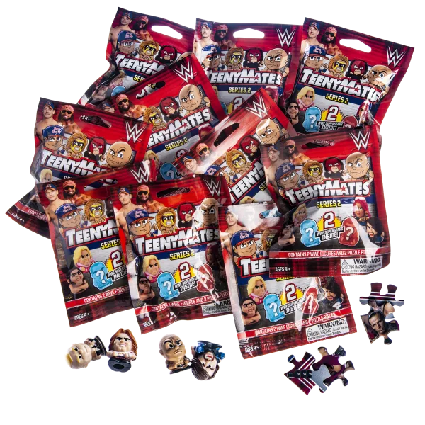 10-Pack: TeenyMates WWE Mystery Bags