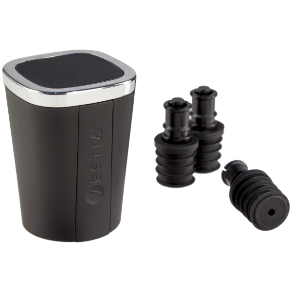 Vestia Wine Saver Starter Kit With 3 Extra Stoppers