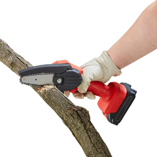 Hammacher Schlemmer 21V Mini 4" Cordless Chainsaw