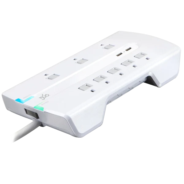360 Electrical Visionary 8-Outlet Surge Strip with 2 USB