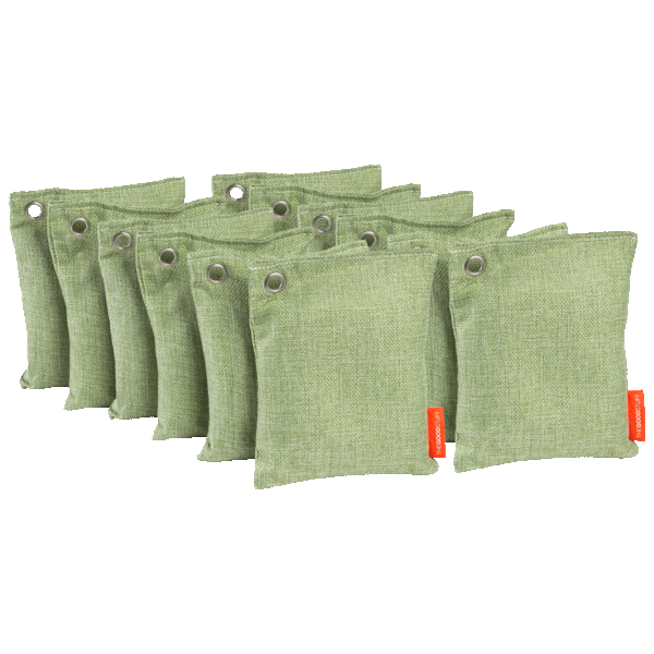 The Good Stuff Charcoal Air Freshener Bags (12-Pack or 18-Pack Variety)