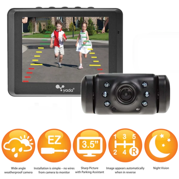 Wireless Backup Camera with 3.5" Display