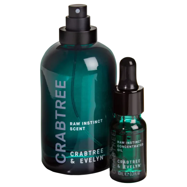 Crabtree & Evelyn 2-Piece Raw Instinct Concentrated Oil & EDP Scent Set