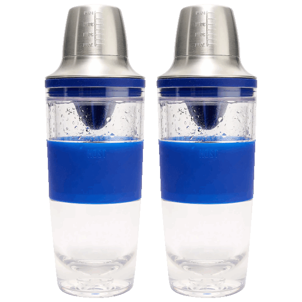 2-Pack: HOST Freeze Cocktail Shaker with Citrus Juicer